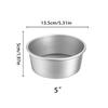 Nonstick Round Cake Pans for a Variety of Desserts,Made from Aluminum with a Rolled Edge,Perfect for Chiffon Cakes And More
