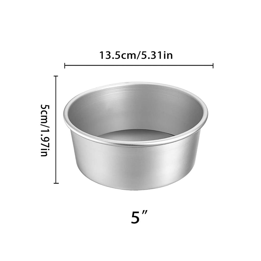 Nonstick Round Cake Pans for a Variety of Desserts,Made from Aluminum with a Rolled Edge,Perfect for Chiffon Cakes And More