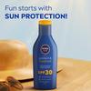 NIVEA Men & Women Sun Protect And Moisture 75 ml SPF 30 Advanced Sunscreen dla natychmiastowej ochrony skóry normalnej