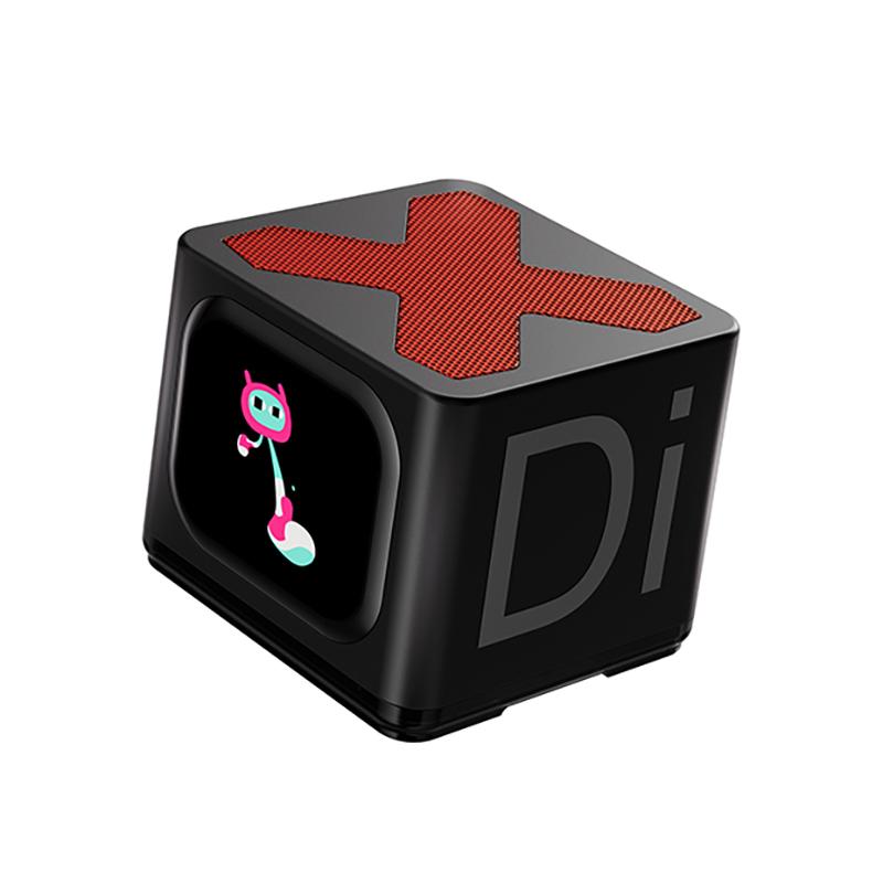 

Digital Alarm Clock Portable Bluetooth Speaker Touch Screen Metal Design Rechargeable Mini Speaker for Home Office Car Travel чорний