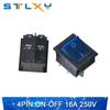 1PCS Electrical equipment with 3-digit 6-speed light switch KCD4 rocker switch power switch ON-OF-ON 30A 250VAC/16A/20A 125VA