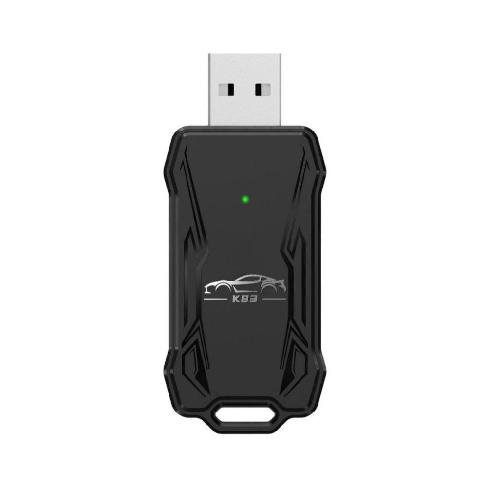 K83 Drahtloser CarPlay Adapter 2 in 1 für iPhone Android Auto Smarte Konnektivität CarPlay Box