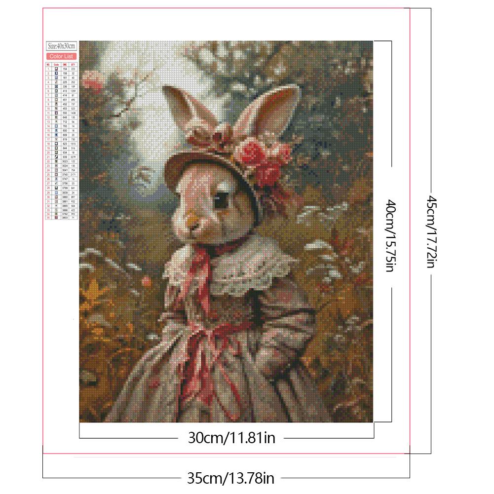 5D DIY Full Square Drill Diamond Painting Peter Rabbit Kit Home Decor Art