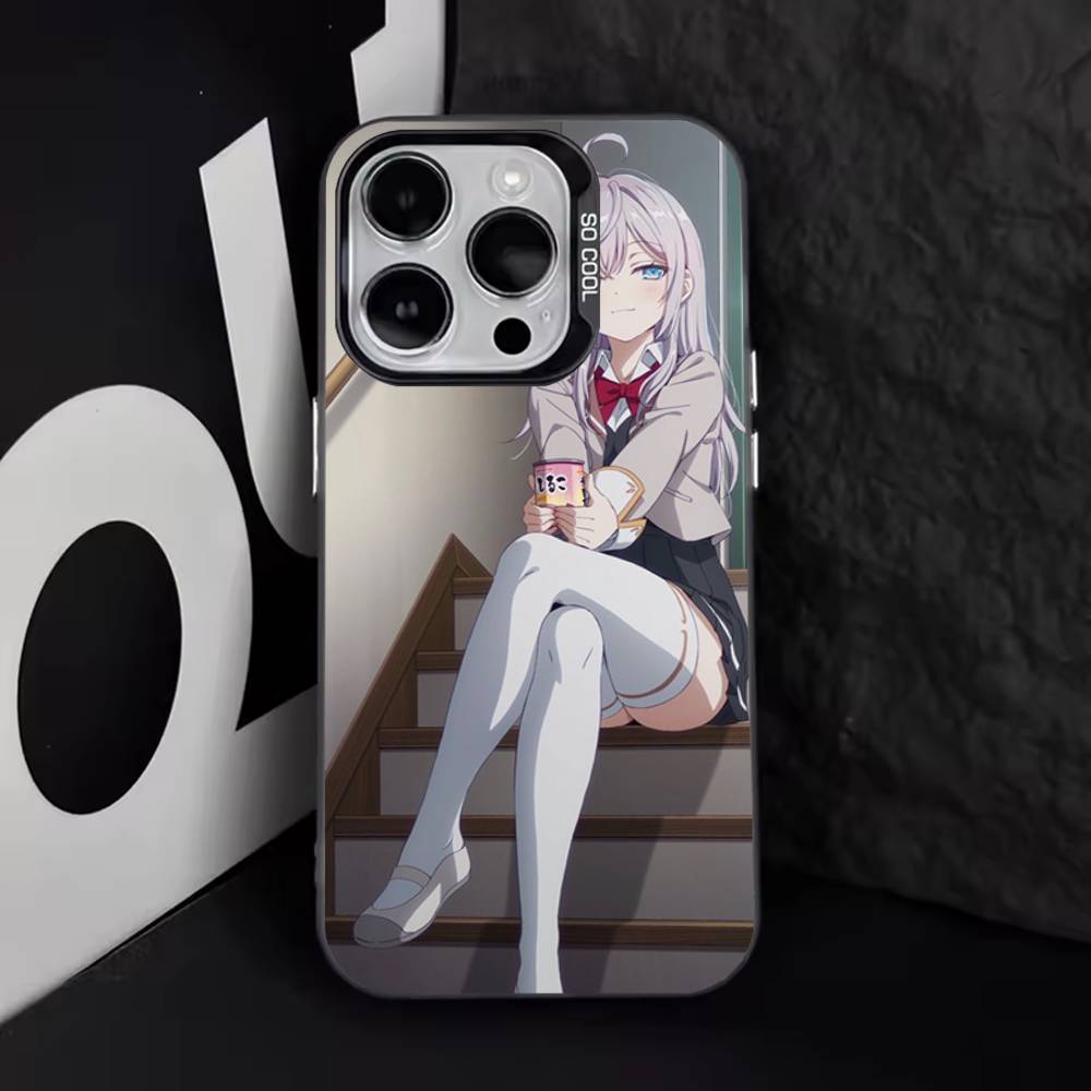 Cute Alya Anime Hot Phone Case For iPhone 17,16,15,14,13,12,11,Pro,Max,Plus,E,Air,Mini Black Tpu Cover