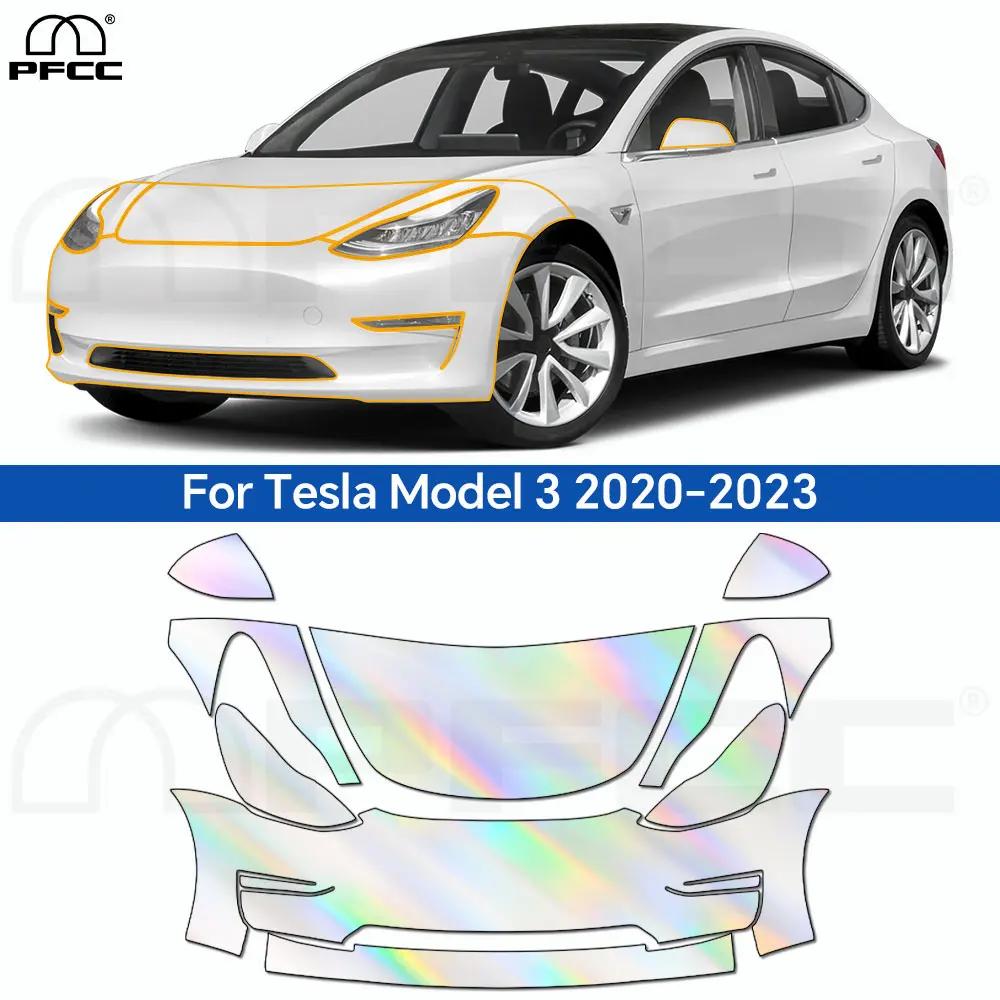 

For Tesla Model Y Juniper 2025 2026 Model 3 X S Anti-Scratch TPU Paint Protection Film Clear Bra Pre-cut PPF Resistant Cover Transparent Film&With Tools