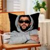 BBad BBunny Singer Throw Pillow Case For Decoration 30cm 50cm 55cm Square Home Pillowcase Case