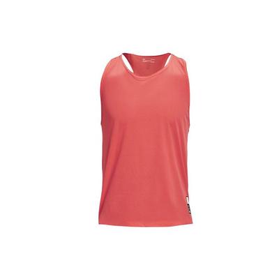 Casual Breathable Back Letter Print Sports Training Breathable Round Neck Vest Men Vest Red 1362713-690