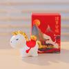 Desktop Ornament Horse Figurine Resin Zodiac Ornaments Cute New Year Mascot Miniature  Cabinet