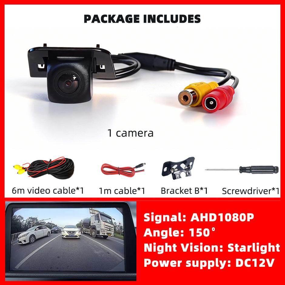 HD Rear View Backup Camera Reverse AHD or CVBS License Plate Fits Toyota Prius /Prius Alpha 2009 2010 2011 2012 2013 2014 2015..