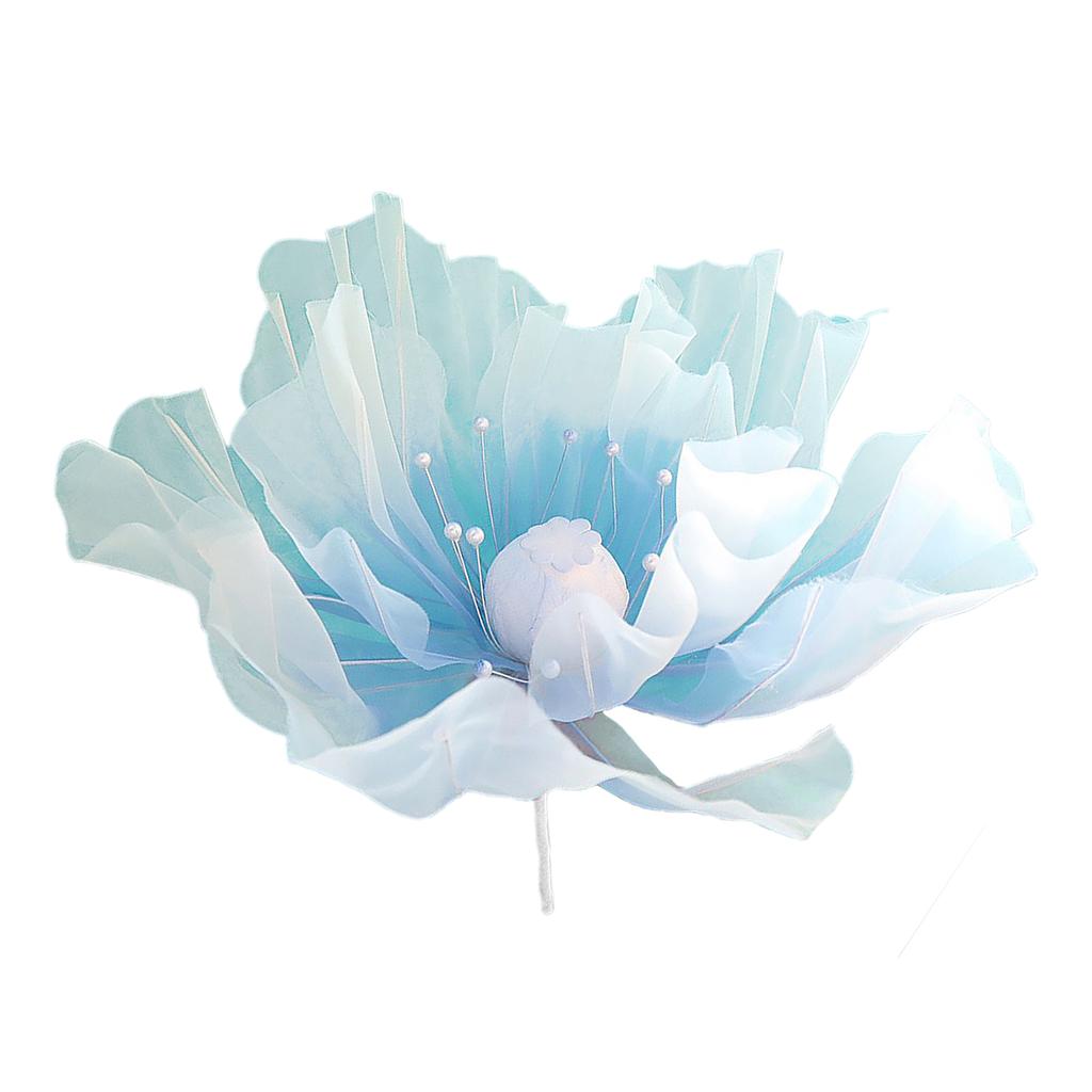 Artificial Silk Gauze Flower Outdoor Wedding Decoration Exquisite Foldable Artificial Large Flower