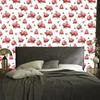 Colorful Peonies and Watercolor Wallpaper for Living Room and Bedroom 50x1000
