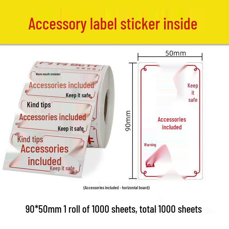 Zhunming Fragile Warning & Do Not Press Labels