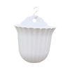 Wall Hanging Flower Pot Fence Resin Hanging Plant Pot Outdoor With Drainage Hole