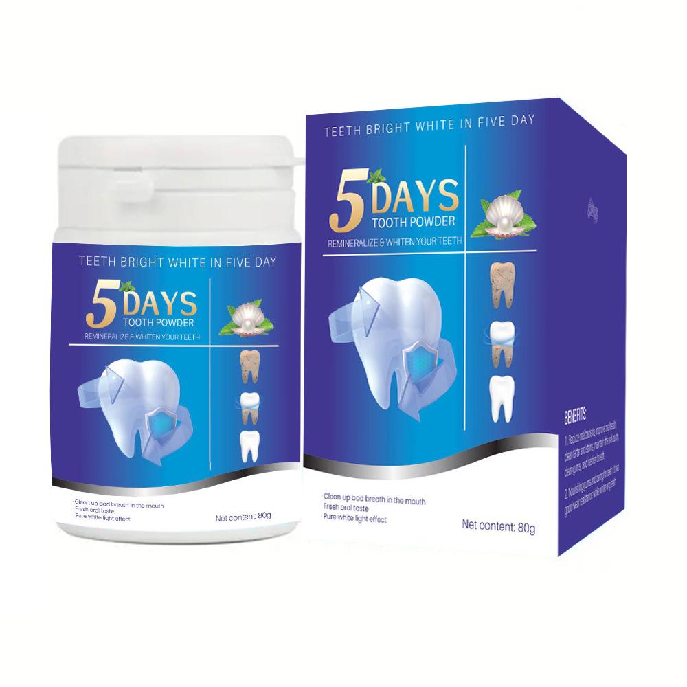 Mint Tooth Whitening Powder for Cross-Border Trade - Pure English Version