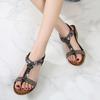 Bequeme schuhe neue mode strass sandalen plattform keilabsatz frauen schuhe