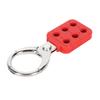 Lock Out Hasp 6 Holes Aluminum Alloy Industrial Security Lock Padlock Spark Resistant Tag Out Hasp