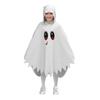 Glowing Halloween Kids Cosplay  Cloak White Black Ghost Face Cloak Shawl  Children's Party Costume