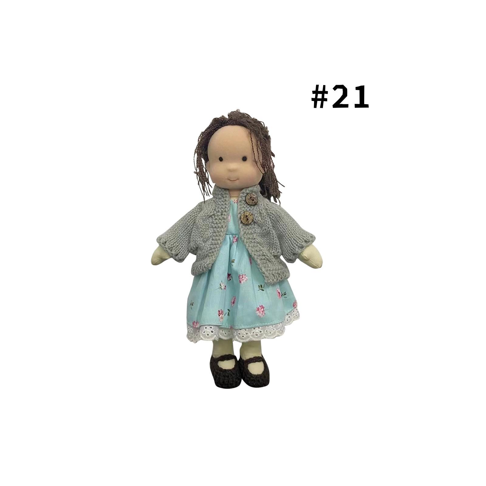 

Мягкая игрушка кукла, тряпичная кукла для малышей, подходит для девочек, подарок на день рождения, рождественский подарок на плюшевую игрушку One Size