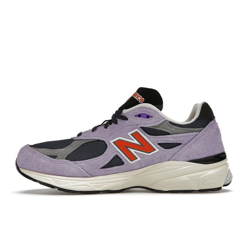 Teddy Santis X New Balance 990v3 Made In USA Raw Amethyst Unisex Sneakers Purple Nb-Navy M990TD3
