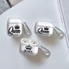 Case For Airpods Pro Pro3 1 2 3 4 Pro2 Clear Earphone Cases Cover Queens Crown Pattern