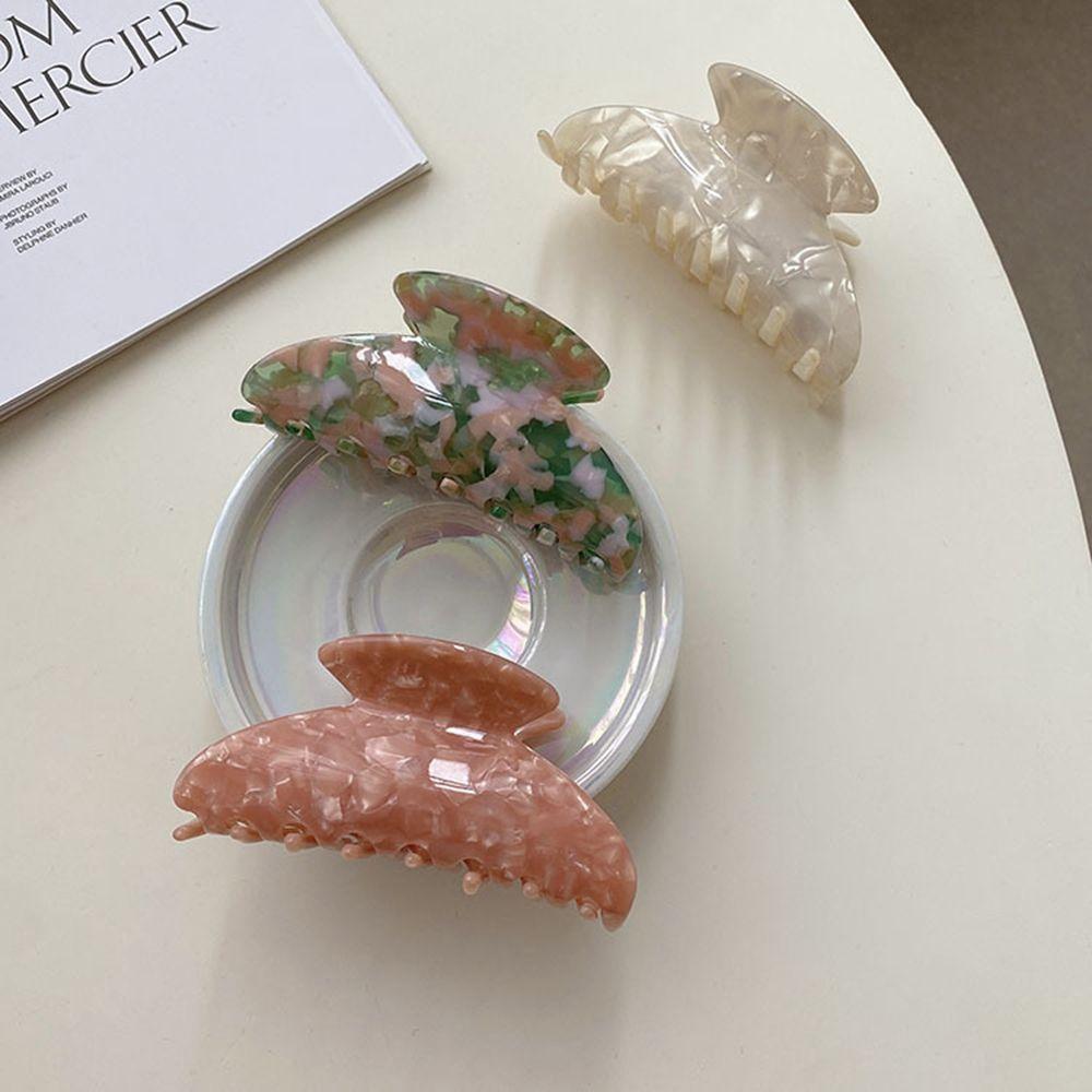 Flower Hair Clip Korean Style Headwear Acetate Hair Clip Plastic Hair Claw Female Hair Accessories