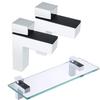 Supporto Regolabile per Esposizione Collezionabili Morsetto per Mensola da Bagno Adatto per Mensole da 3 a 24 Mm Dimensioni Discrete