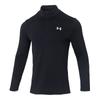 T-shirt a maniche lunghe sportiva alla moda con mezza zip, traspirante e casual da uomo 6005299-001