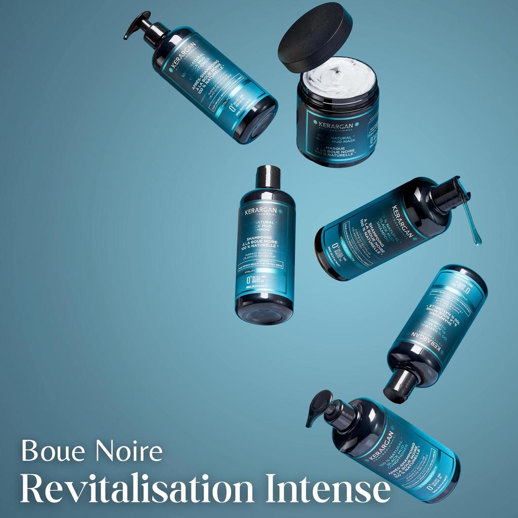 Kerargan Cestovná súprava Revitalizujúca s čiernym bahnom - 3x100ml