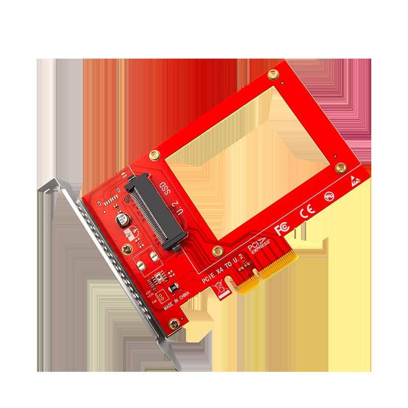 U.2 To PCIE 4 Pansion Card PCIe 4 To .2  Card SF8639 PCI for Press GEN3 4 Computer Hard Drive SSD Converter