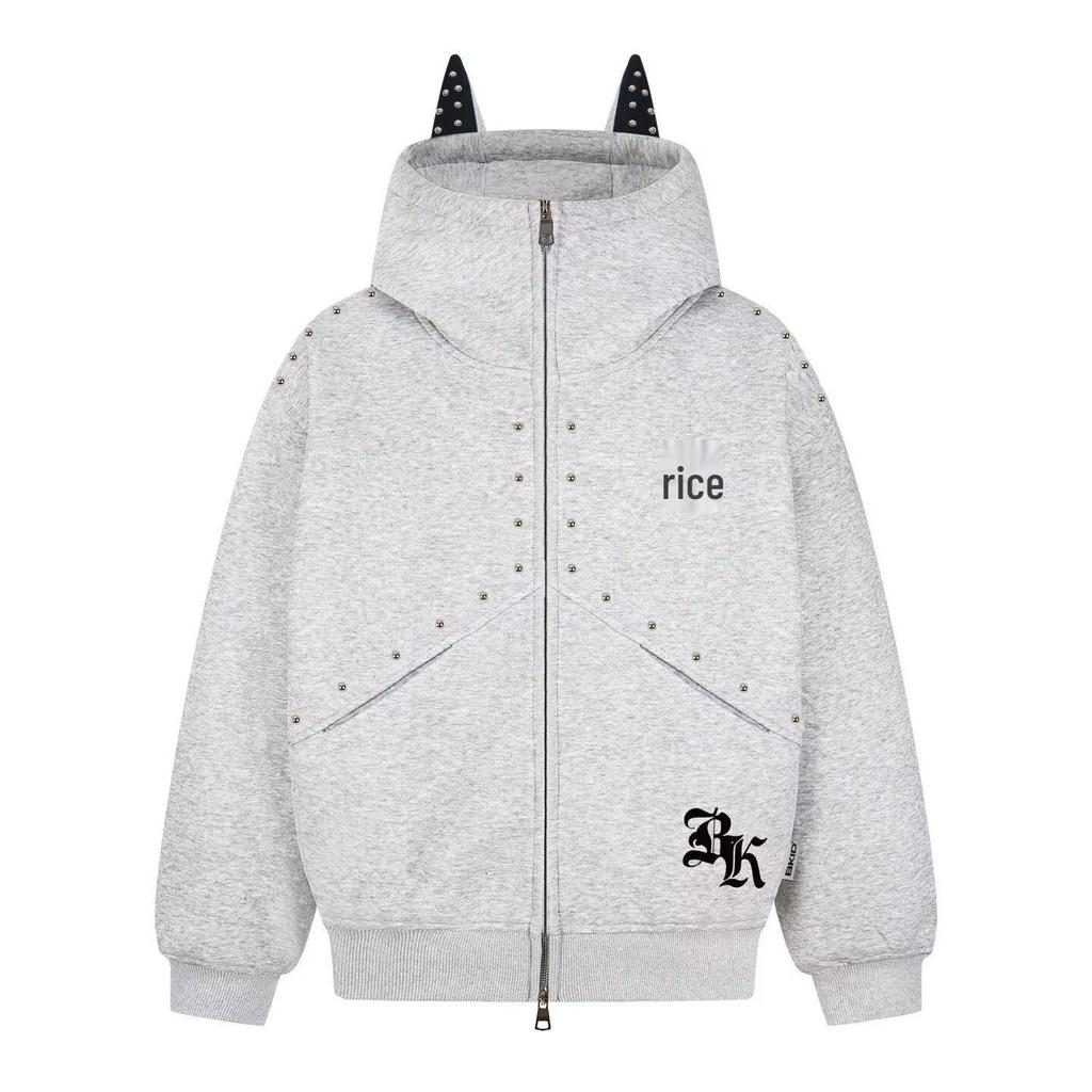 2024 Unisex Trendy Hong Kong Style Hoodie Cardigan