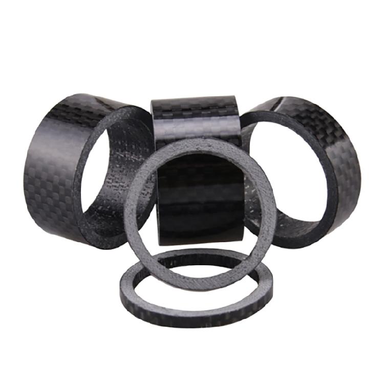 5 Pcs Bike Carbon Fiber Headset Spacer Lightweight Bicycles Headset Washer