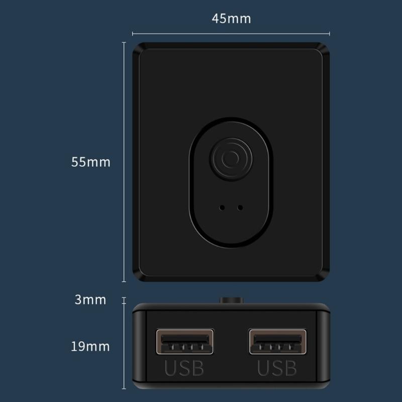 Przełącznik USB 2.0/3.0 Selektor Przełącznik USB 1 wejście 2 wyjścia 2 wejścia 1 wyjście Przełącznik dwukierunkowy 2 komputery udostępniają 1 urządzenie