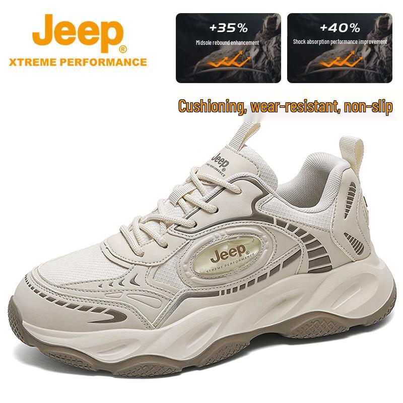 Мужские нескользящие походные и беговые кроссовки Jeep 41
