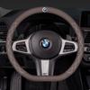 For BMW Car Steering Wheel Cover M X1 X3 X5 X6 G20 G30 E39 E46 E87 E90 E92 F10 F15 F30 Suede Suede Leather Accessories /Stickers rvbf26