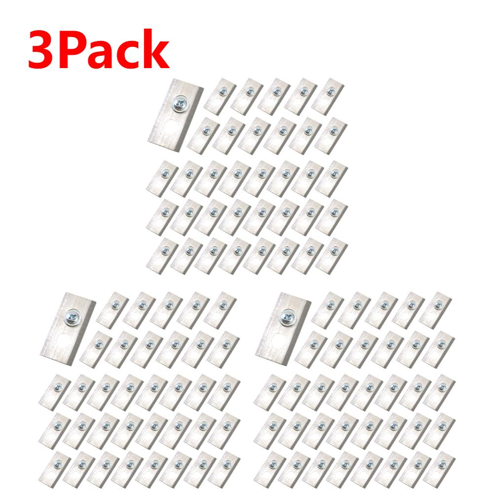 1Set Lawn Mower Cutting Blades Replacement Grass Trimmer Blade Double Hole Grass Cutter Piece for Mammotion Luba Robot Lawnmower