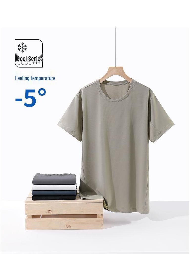 2026 Unisex Schnelltrocknendes Herren-T-Shirt - Frühling/Sommer, 180g, 10% Elasthan, Kurzarm