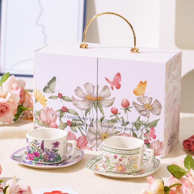 Housewarming Gift Coffee Cup Set Gift Box Packaging  Opening Event  Anniversary Celebration Company Gift  Souvenir Water Cup