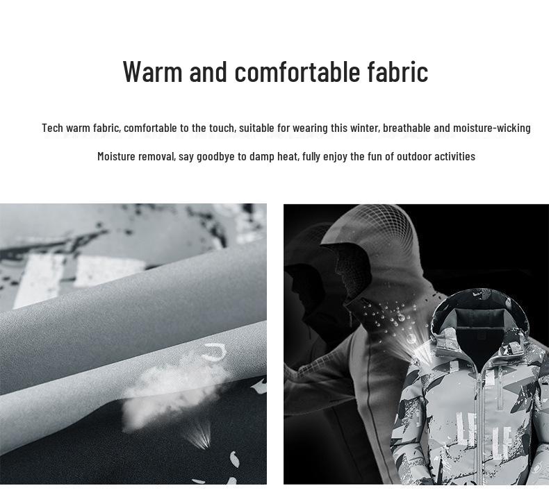 Jaqueta Softshell Camuflada Unissex: Fleece, À Prova de Vento, Impermeável, Com Capuz, Tamanho Grande Roupa para Montanhismo ao Ar Livre