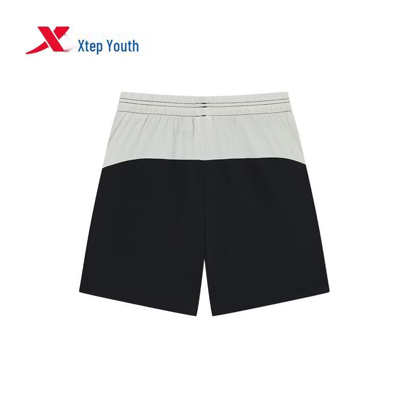 Xtep Boys' Summer Training Lightweight Running Shorts with Side Slits
