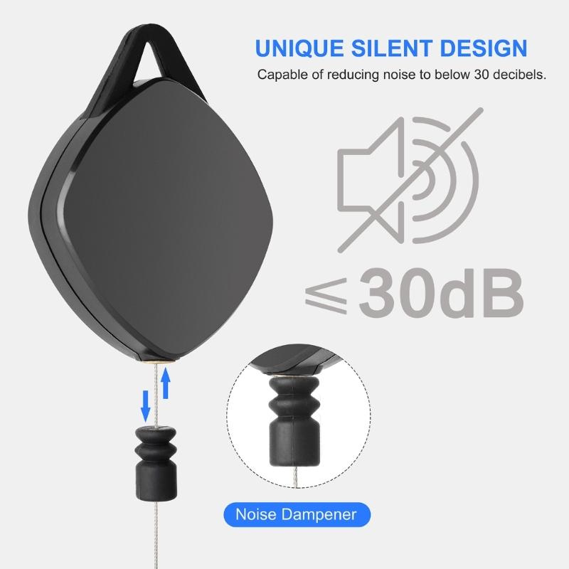 VR Cable Management Ceiling Pulley Retractable Accessories For HTC-Vive Pro/Oculus-Rift/Oculus-Quest Link/Oculus-Quest 2