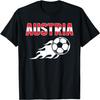 Österreich Fußballfans Trikot - Österreichische Flagge Fußballliebhaber T-Shirt
