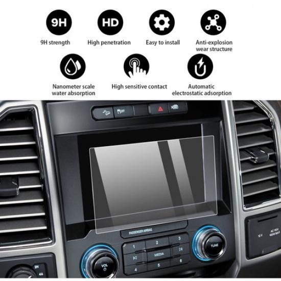 LFOTPP Car Touchscreen Protector Tempered Glass Film 8" For 2015-2023 Ford F-150