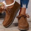 Women's Fashion Casual Plus-Size Lace-Up Low-Top Shoes