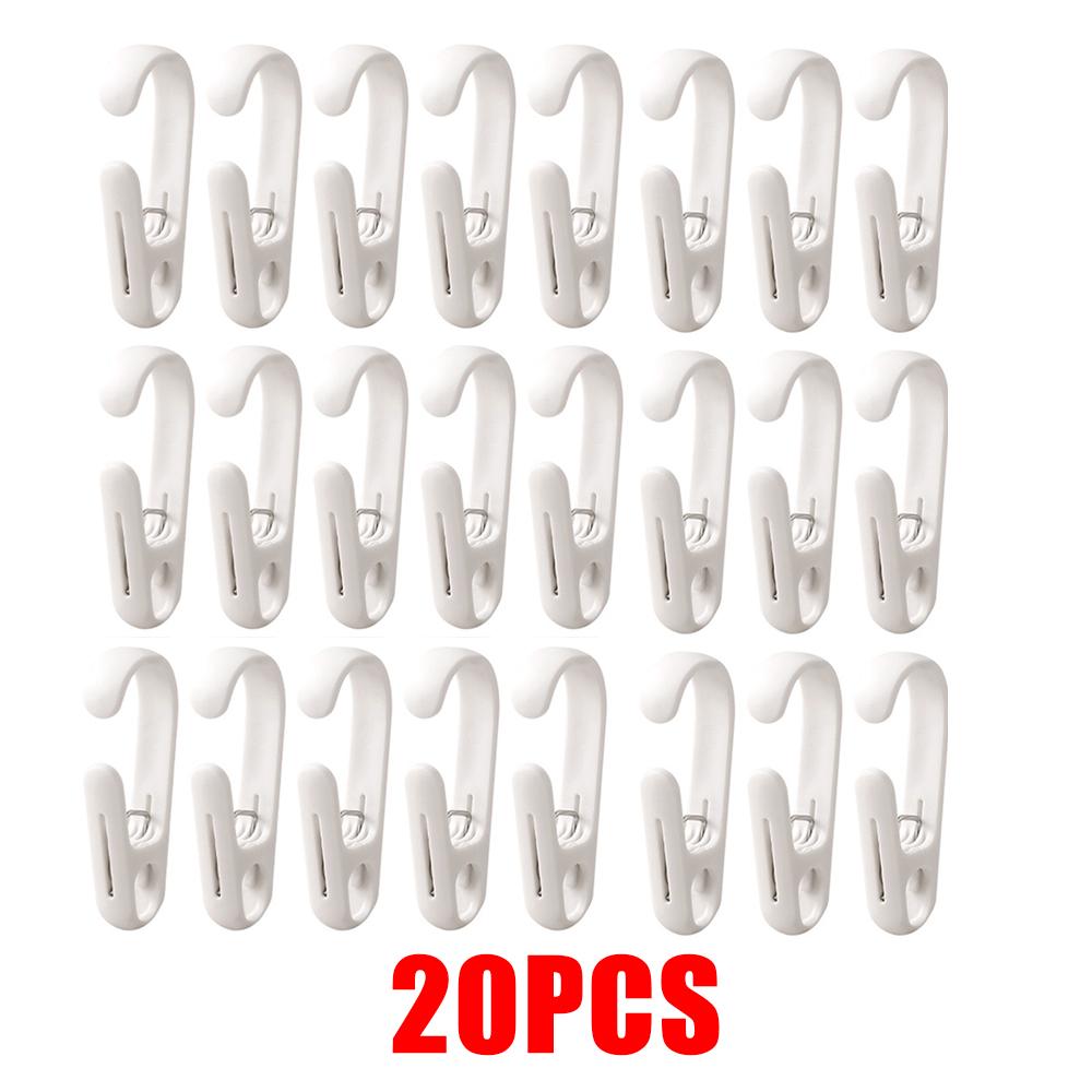 Multi-Purpose Hook Clothes Clip Plastic Clothes Hanger Beach Towel Rack Clothing Store Home Clothespins Socks Clip Hanging Hook