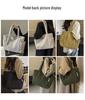 Korean Style Large Corduroy Tote Bag - Versatile Casual Student & Commute Shoulder Bag