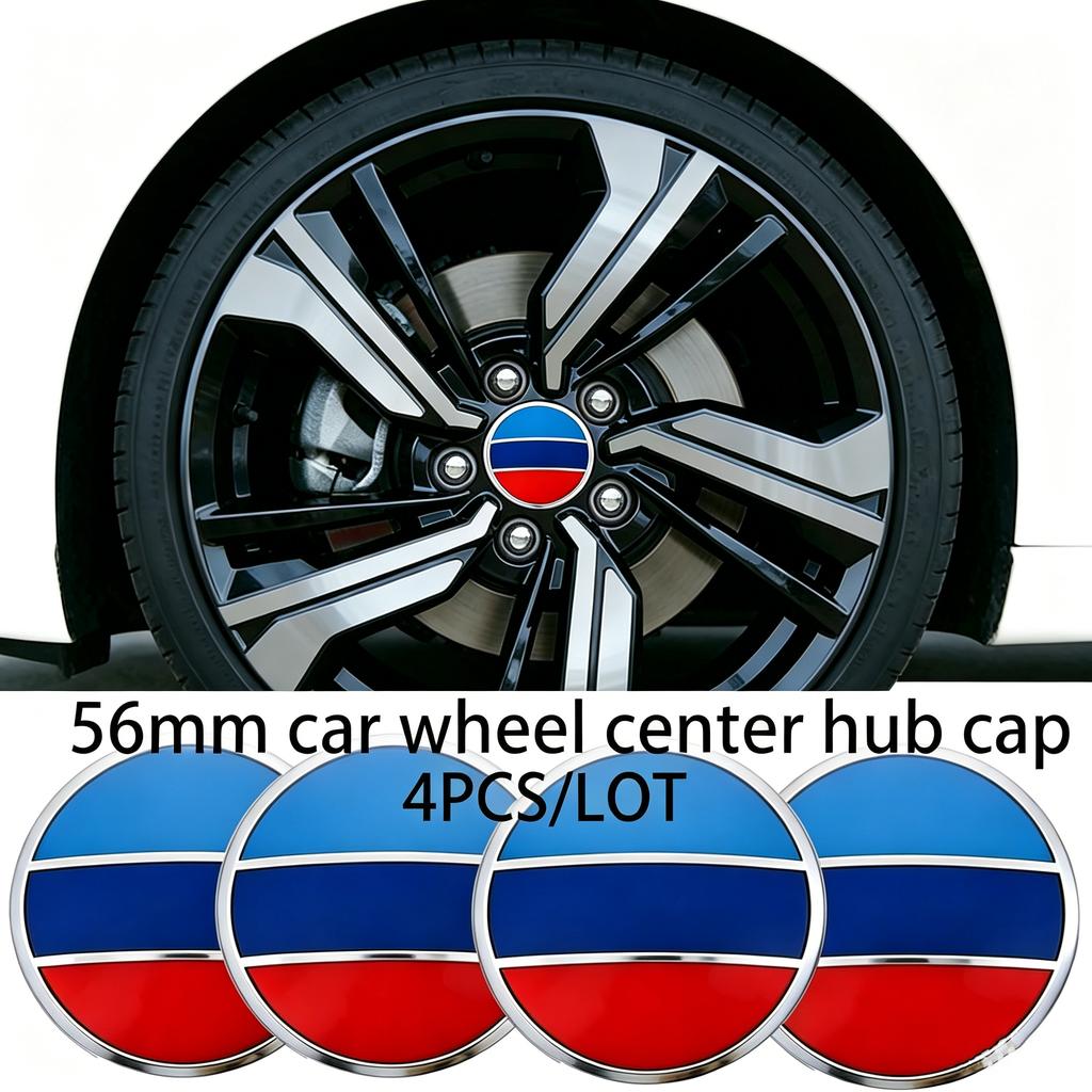 4-Piece 56mm Car Wheel Hub Cap Center Modification Stickers F35 F30 E90 G28 F18 E60 X1 for BMWF48 X3 F25 DB2