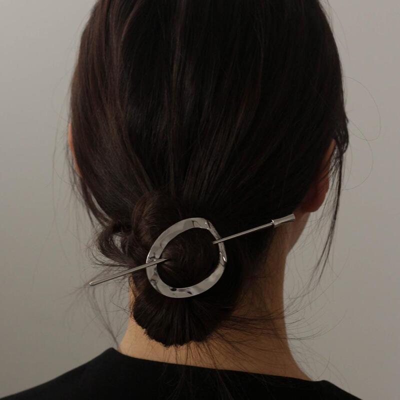 Long hair silver and gold hairpin retro hairpin for women