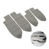 4Pcs/Set Car Front Rr Door Panel Armrest Cover Microfiber Lther Replacement for CRV 20072011