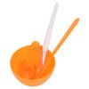 Professional Facial Mask DIY Tool Kit Mask Bowl Brush Stick Measuring Spoon (Orange)