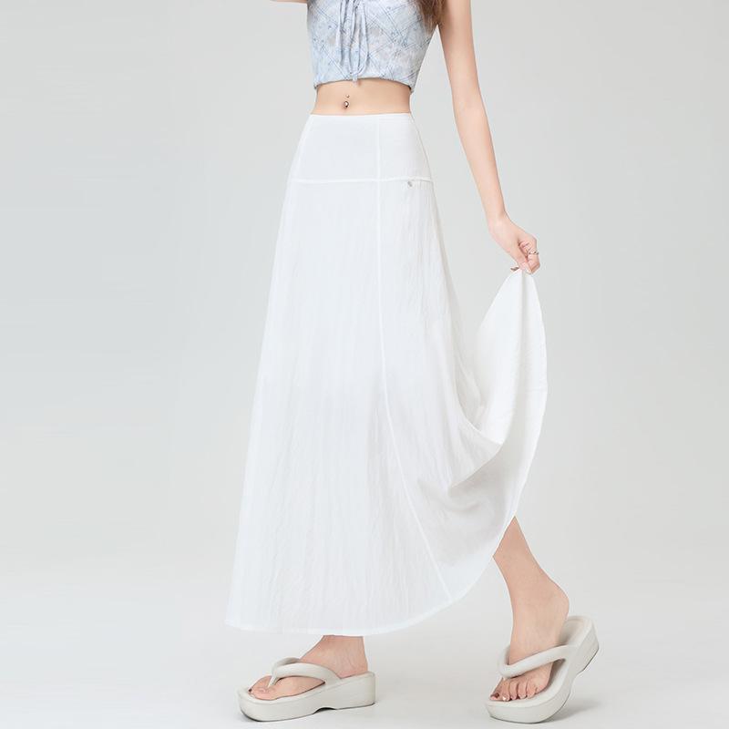 Black and White Fishtail Skirt Skirt Children's Summer Small Fashion Medium and Long Skirt Umbrella Skirt